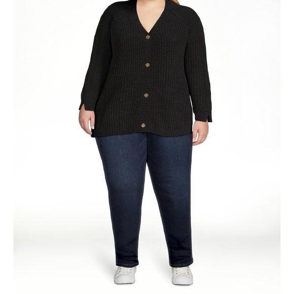 Terra and Sky Women's Button Front Chenille Cardigan NWT - Picture 7 of 8